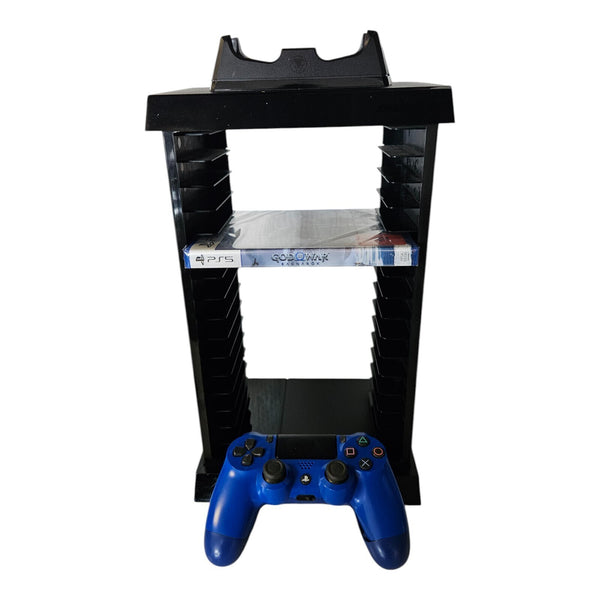 Playstation 4 Controller / PS4 / Blau- Original Sony Mit Spieleständer und Lades
