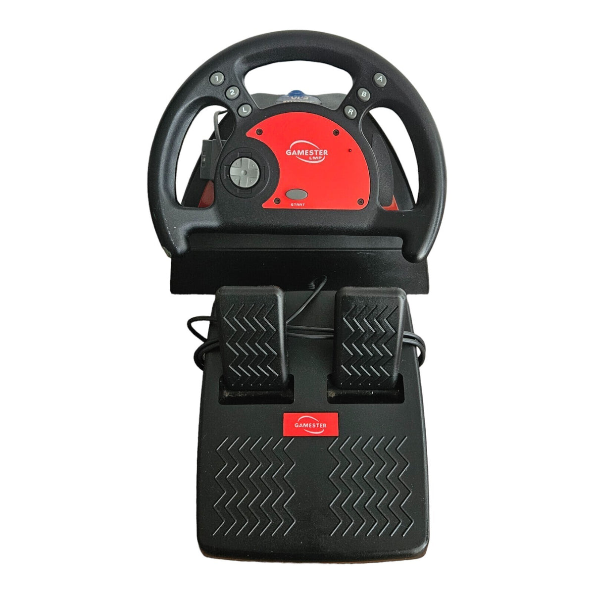 Gamster LMP Racing Wheel für Playstation 1 / PS1 mit Pedalen