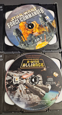 Star Wars - 4 Spiele Paket - PC - Windows Force Commander/X-Wing/Rogue/Shadows..