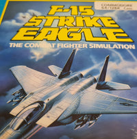F-15 Strike Eagle The Combat Fighter Simulation - Commodore 64/128 Tape - NEU -