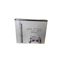 Playstation 2 / PS2 Konsole Slim - Silber mit 1 Controller - Memorycard - TOP