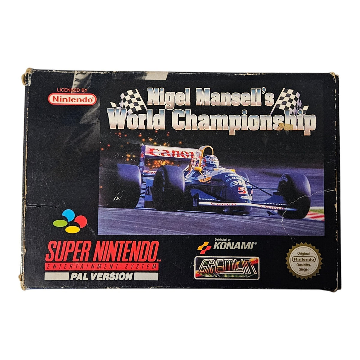 Nigel Mansell´s world Championship - Super Nintendo - SNES - OVP