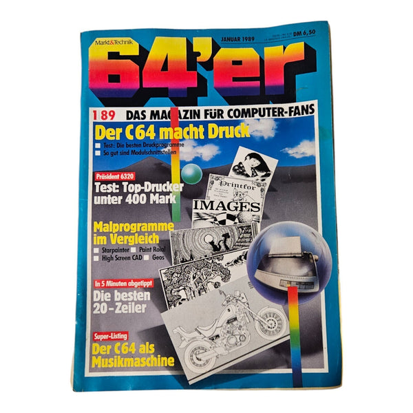 64ér - 01/89 - Mit Disketten - Commodore 64