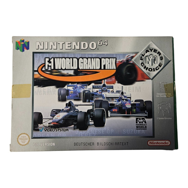 F-1 World Grand Prix  - Nintendo 64 - N64 - OVP - Player Choice