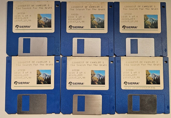 Conquest of the Camelot - The Search for the..  - Commodore Amiga - Nur Diskette