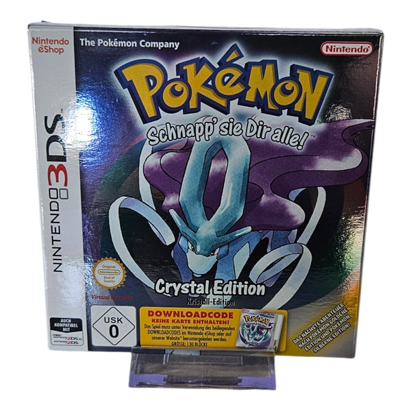 Pokemon Crystal Edition - OVP - Nintendo 3DS - Nur Verpackung !
