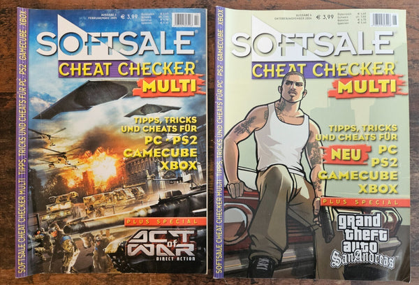 Softsale Cheat Checker Multi - 2 Ausgaben - 06/2004 + 02/2005