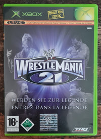 Wrestle Mania 21  - Microsoft XBOX - Xbox Classic
