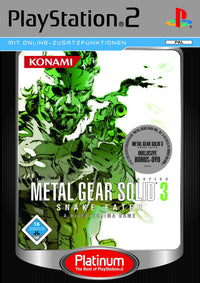 Metal Gear Solid 3 - Platinum - Playstation 2 / PS2