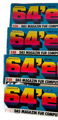 64ér Zeitschriften Sammlung - 1986/87/88 + Sonderausgaben - 27 Zeitschriften