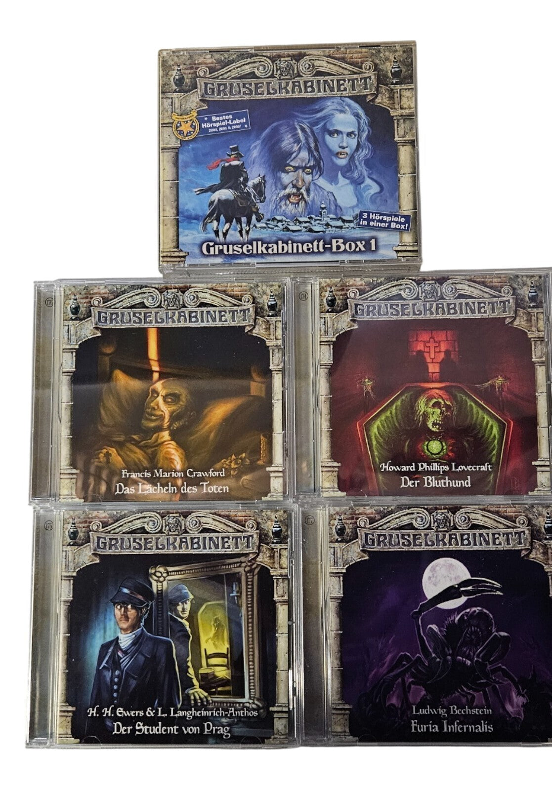 Gruselkabinett- Hörspiele - CD - 5 Stück - Titania Medien