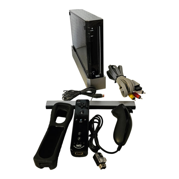 Nintendo WII Konsole - Schwarz -  2 GB mit Controller Wii Motion