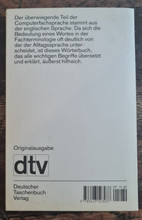 Computer Englisch - Von A bis Z - DTV / 1992