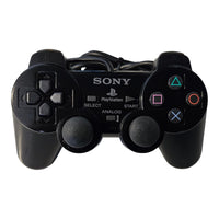 Playstation 2 Konsole / Schwarz / FAT / 2 Controller + Memory Card