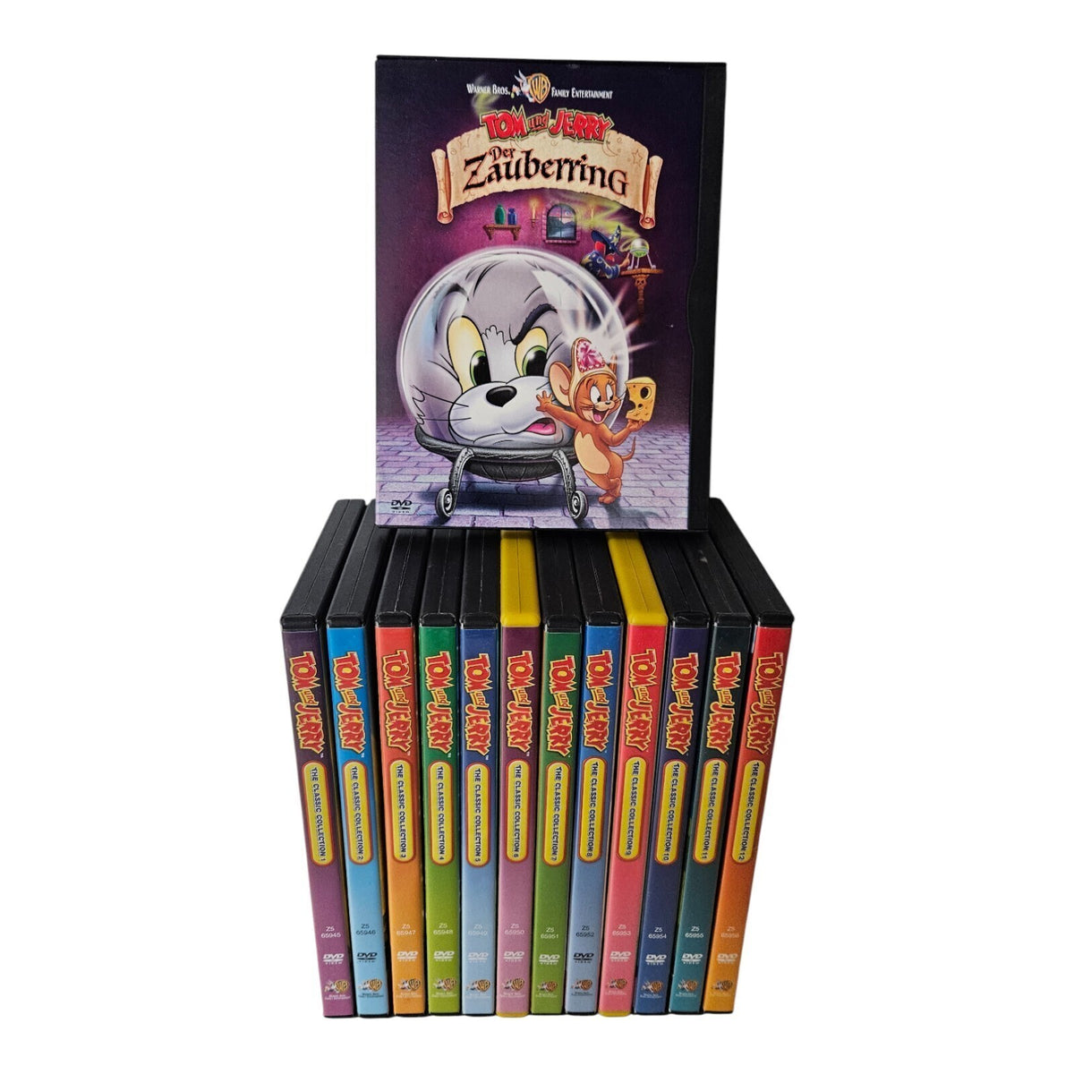 Tom & Jerry Collection Teil 1 bis 12 + Der Zauberring / DVD