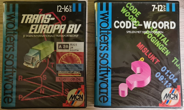 Trans Europa BV + Code Woord - Commodore 64 / 128 - Tape