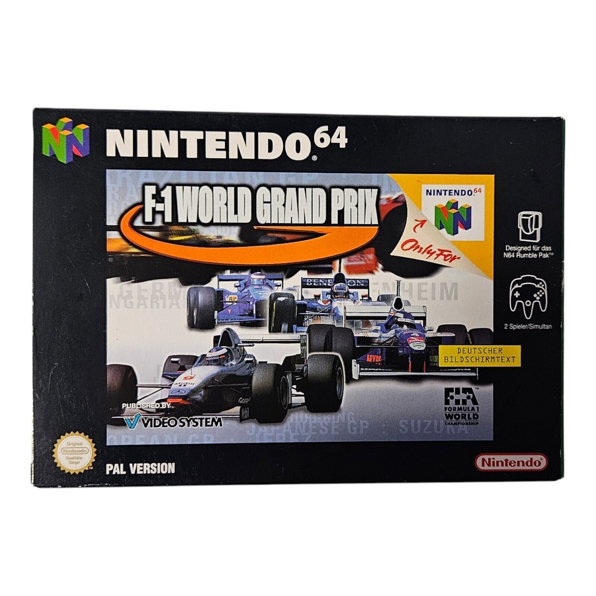 F-1 World Grand Prix  - Nintendo 64 - N64 - OVP