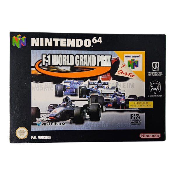 F-1 World Grand Prix  - Nintendo 64 - N64 - OVP