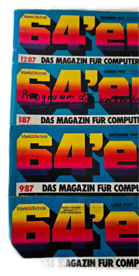 64ér Zeitschriften Sammlung - 1986/87/88 + Sonderausgaben - 27 Zeitschriften