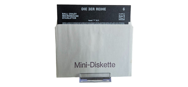Die 3er Reihe #6 - Ball Crazy-Micromouse-Starlift  - Commodore 64/128 - Diskette