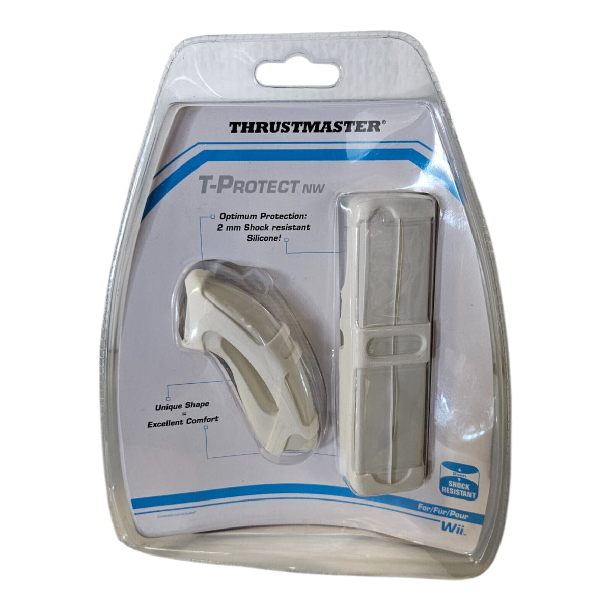 T-Protect - Schutzhülle für Remote Controller + Nunchuk - Weiß - Neu