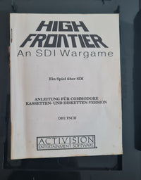 High Frontier - An SDI Simulation  - Commodore 64 / C64 / 128 / Diskette