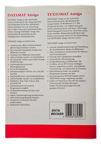 Das Data Becker Power Pack - Textomat / Datamat Buch - Commodore Amiga