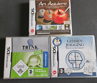 Art Academy + Think + Dr.Kawashimas Gehirn Jogging - 3ér Pack - Nintendo DS