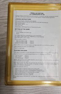 Wheel of Fortune - Commodore 64/128 Diskette