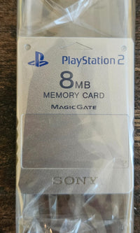 Playstation 2 Memorycard - Silber- Sony - PS2 - 8MB