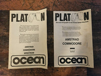 Platoon - Commodore 64 / C64 / 128 / Tape