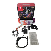 Nintendo Switch - Nintendo Switch Konsole - Mit OVP - Pokemon Design - TOP- OLED