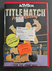 Title Match Pro Wrestling -  Atari 2600 - Activision