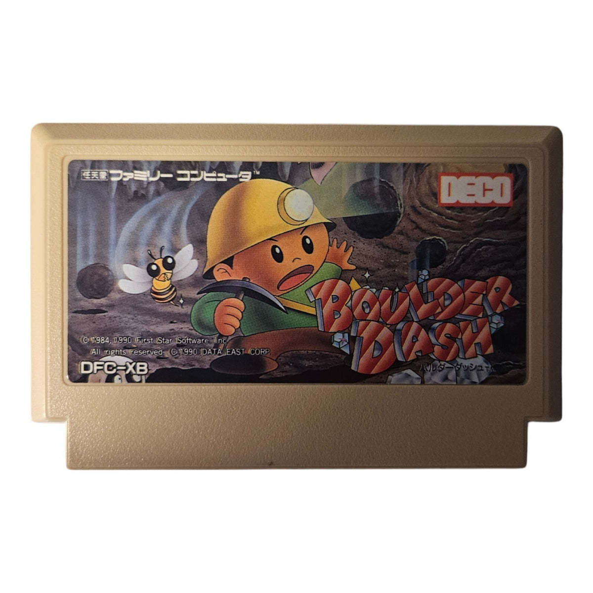 Boulder Dash - Famicom - JP - NTSC - DFC-XB