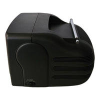 Portable Black & White TV - Tragbarer Schwarz / Weiß TV - Jupertech
