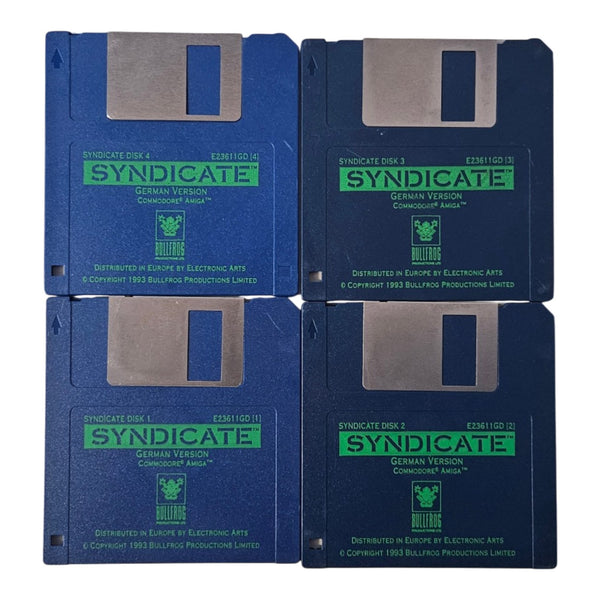 Syndicate - Commodore Amiga - Disketten