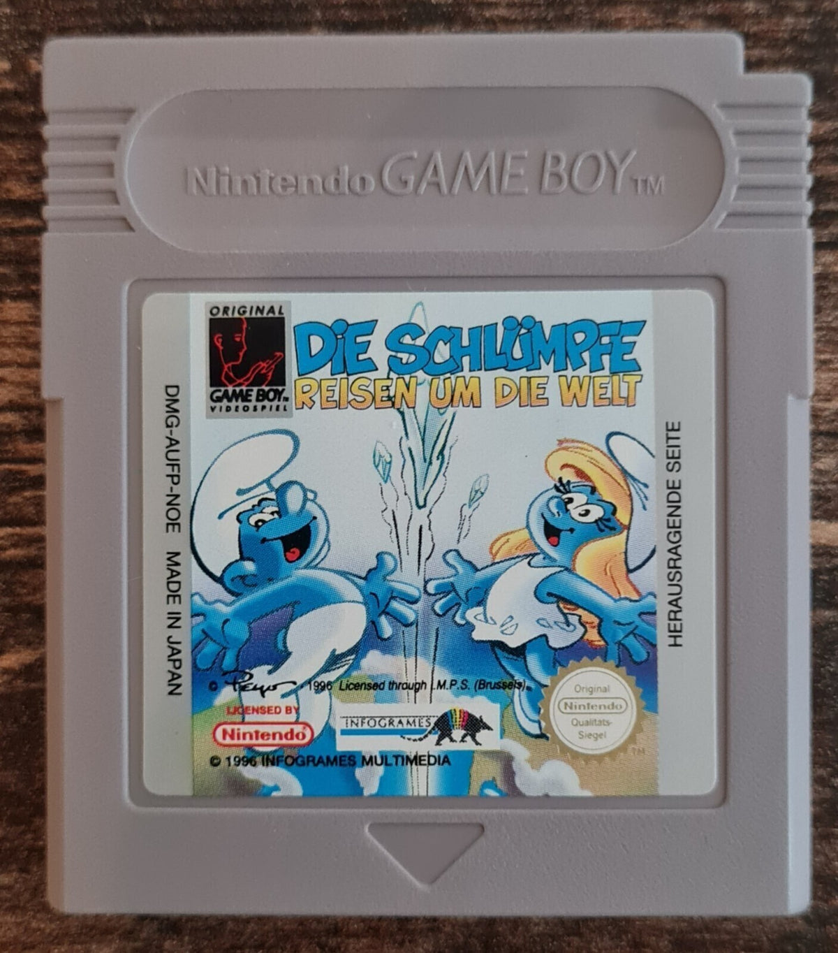 Die Schlümpfe - Reise um die Welt - Nintendo Game Boy / GB