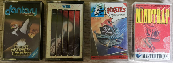 Commodore Tape Spielepaket #4  - Commodore 64 / 128 - Tape