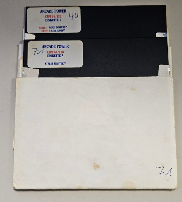 Arcade Power - Commodore 64/128 / C64 - C128 - Nur 2 Disketten