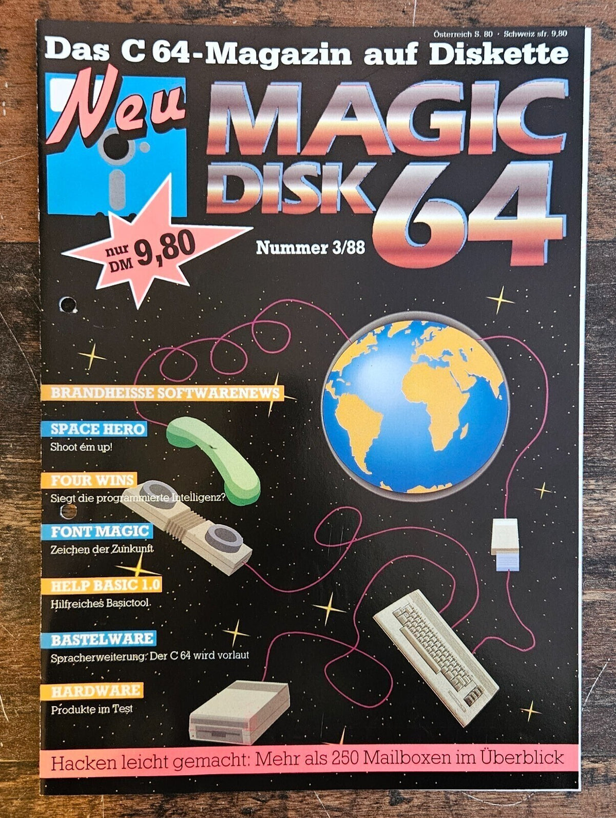 Magic Disk 64 - #3/88 - Mit Diskette - Commodore 64