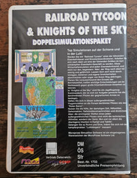 Microprose Collection - Railroad Tycoon + Knights of the - PC - MS DOS - Big Box