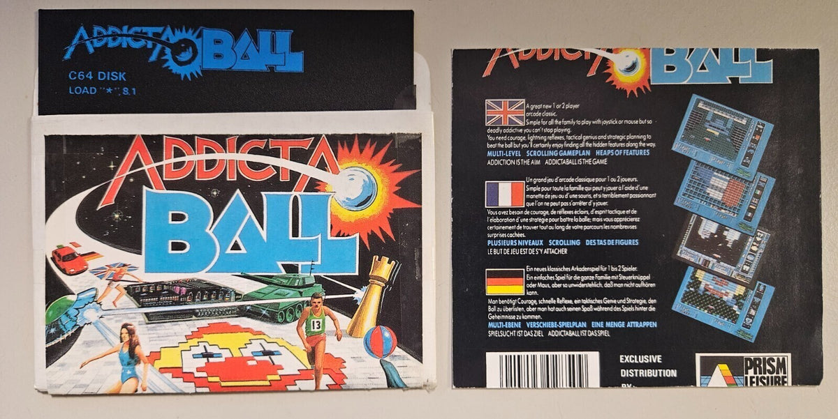 Addicta Ball - Commodore 64/128 / C64 - C128