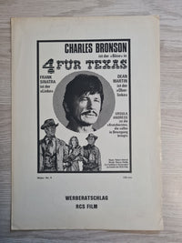 Werbe Ratschlag -  4 für Texas - Charles Bronson