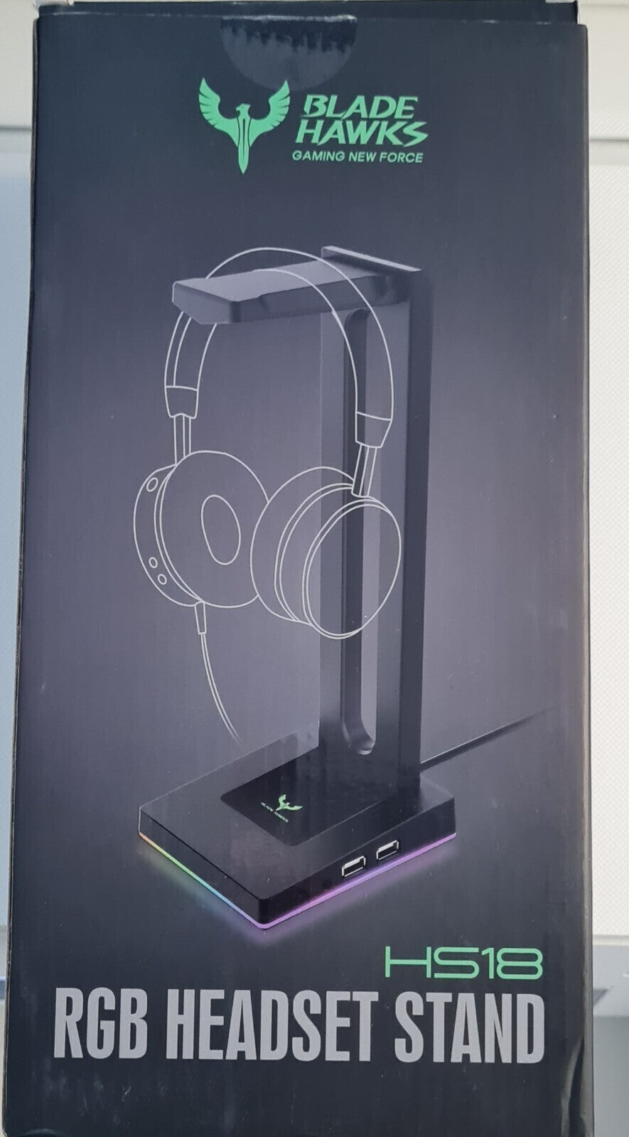 Blade Hawks HS18 RGB LED Headset Stand - Sony Playstation / XBOX / PC