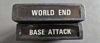 Double Game Package - Base Attack + World End - Atari 2600