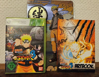 Naruto Shippuden Ultimate Ninja Storm 3 + Artbook + Blechschild -  XBOX 360