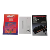 Atari 2600 Konsole / 4 Switch / Wood Design / Holz Design / 2 Controller + Spiel
