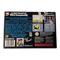 Nigel Mansell´s world Championship - Super Nintendo - SNES - OVP