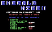 Emerald Mine II  - Commodore 64/128