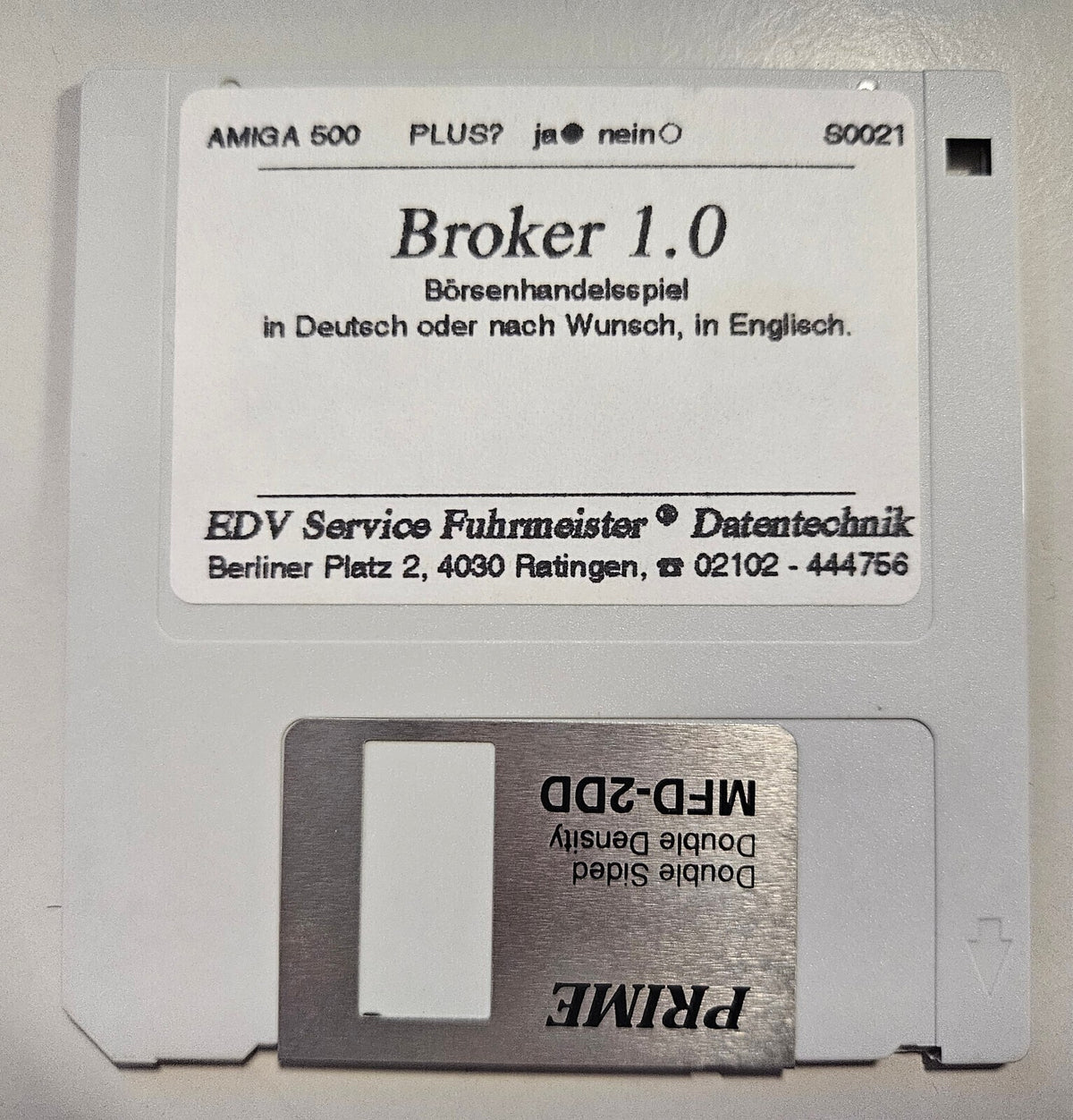 Broker 1.0 - Commodore Amiga - Nur Diskette